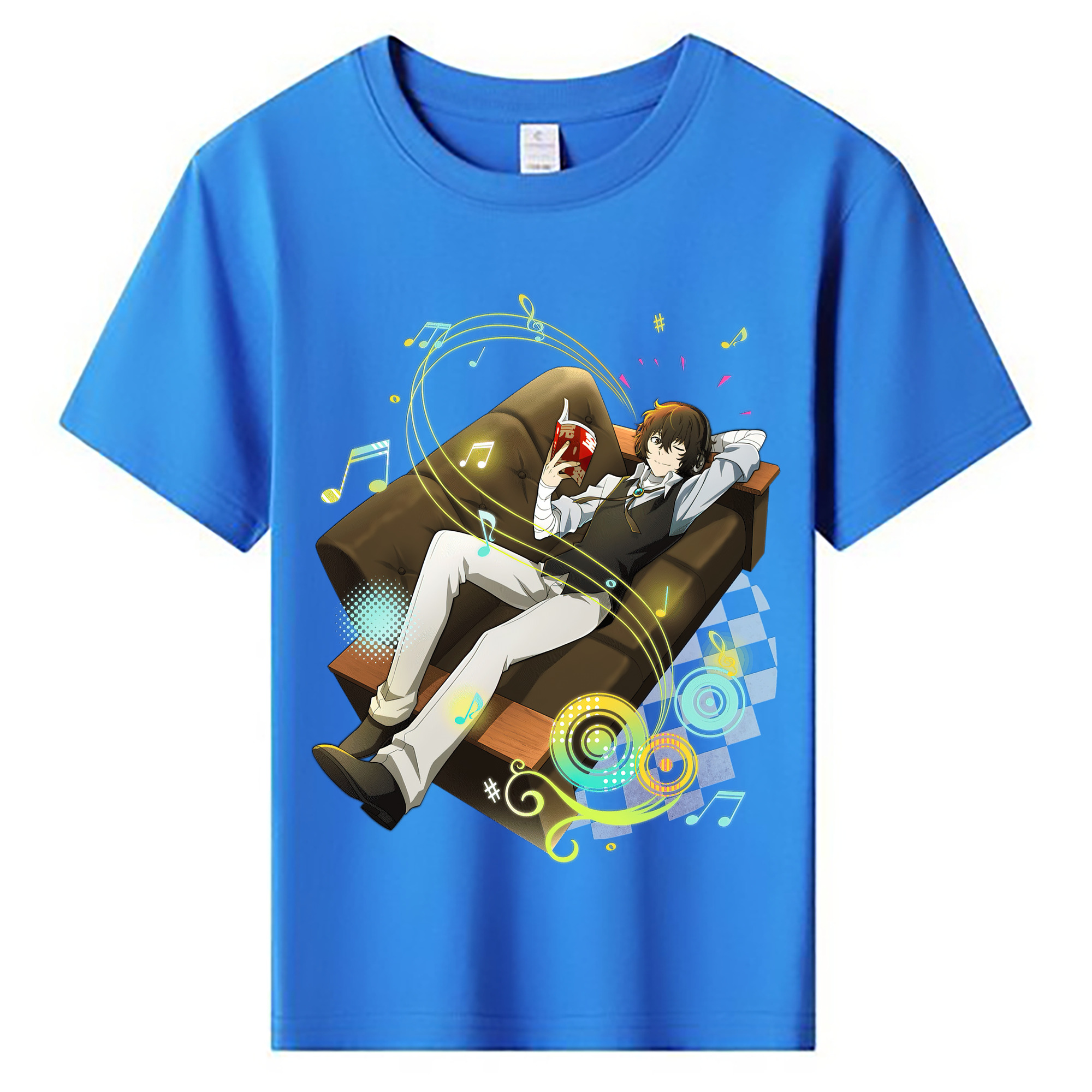 （画像用） 文豪ストレイドッグス Bungo Stray Dogs 綿100％キッズTシャツ（フロントプリント）